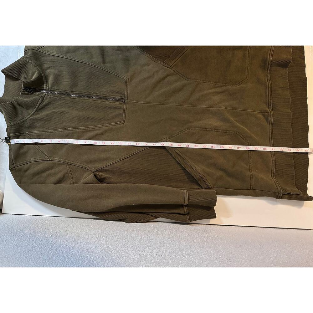 Daily Practice Sweatshirt Dress,  Green/Olive, Medium - Picture 8 of 8